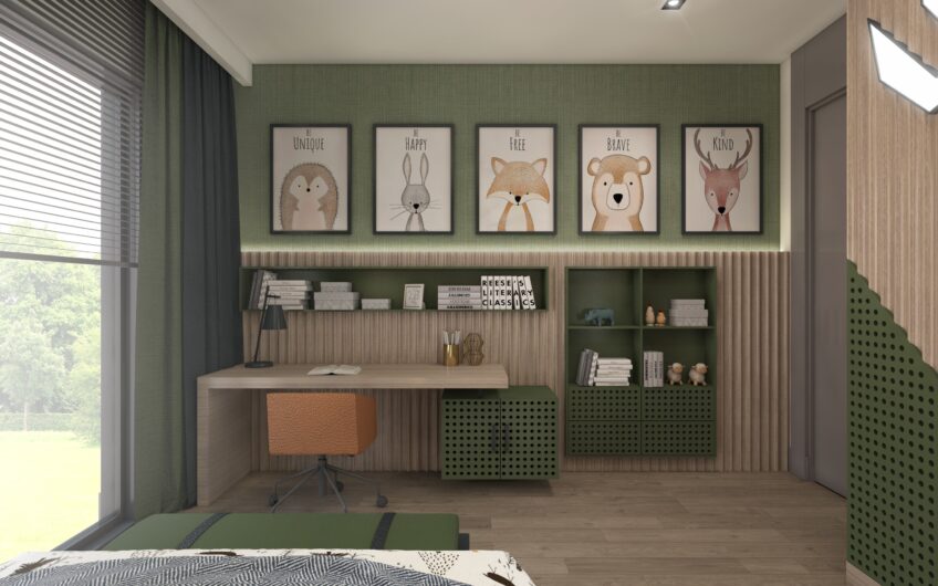 Luxurious villas with separate pool in an upscale neighborhood