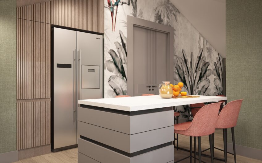 Luxurious villas with separate pool in an upscale neighborhood