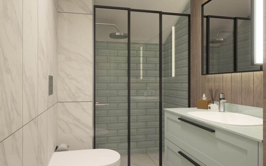 Luxurious villas with separate pool in an upscale neighborhood