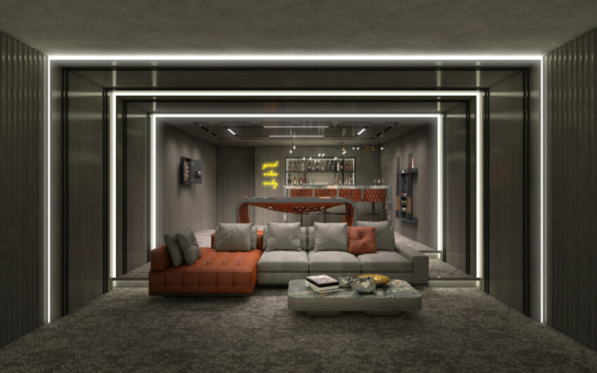 Luxurious villas with separate pool in an upscale neighborhood