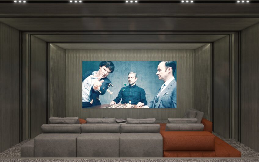 Luxurious villas with separate pool in an upscale neighborhood