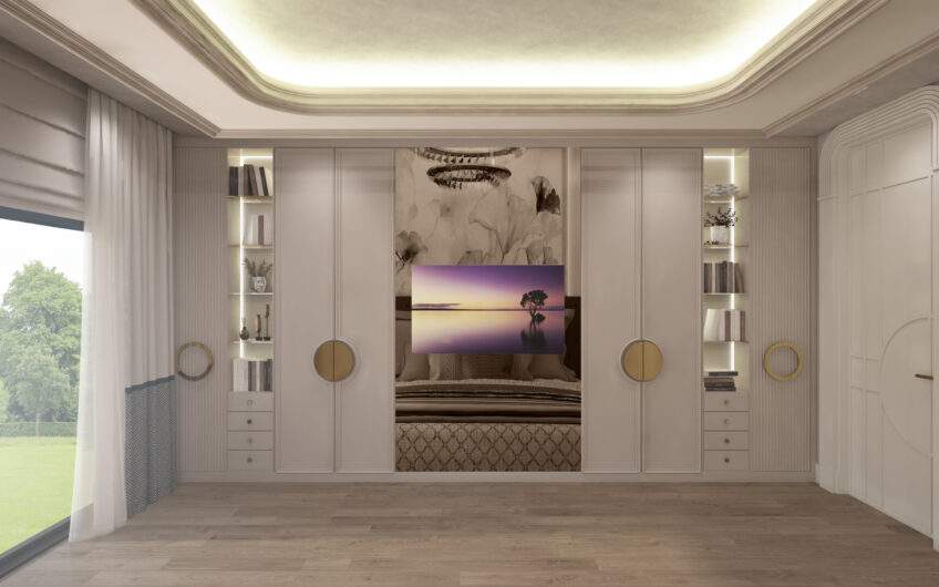 Luxurious villas with separate pool in an upscale neighborhood