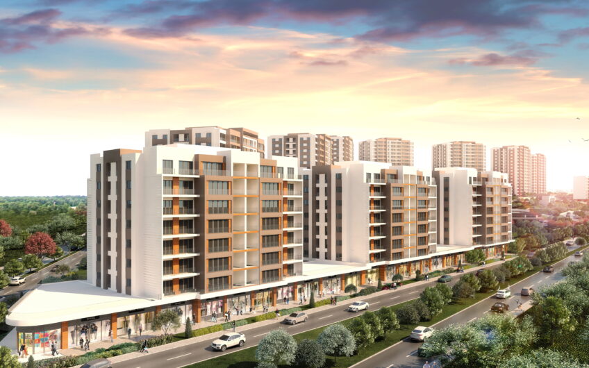 Wide apartments front of YAŞAM VADI