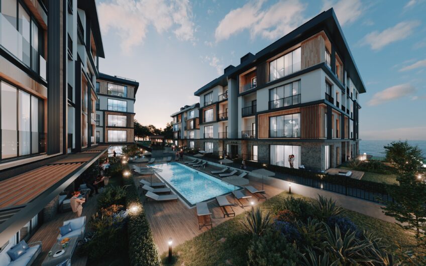 A modern project with stunning sea views