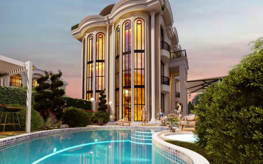 Luxurious mansions with direct sea views