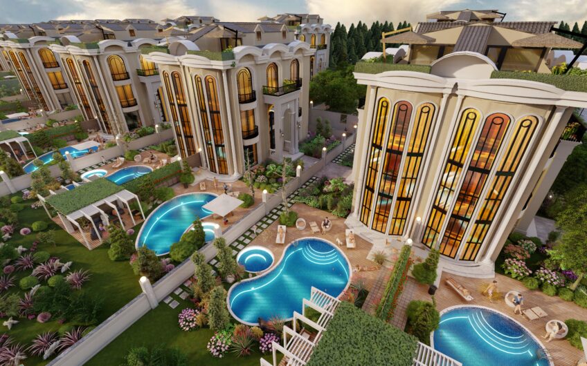 Luxurious mansions with direct sea views