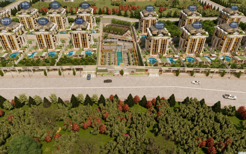 Luxurious mansions with direct sea views