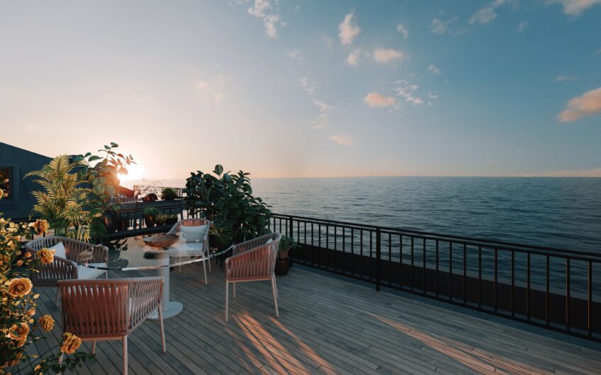 A modern project with stunning sea views