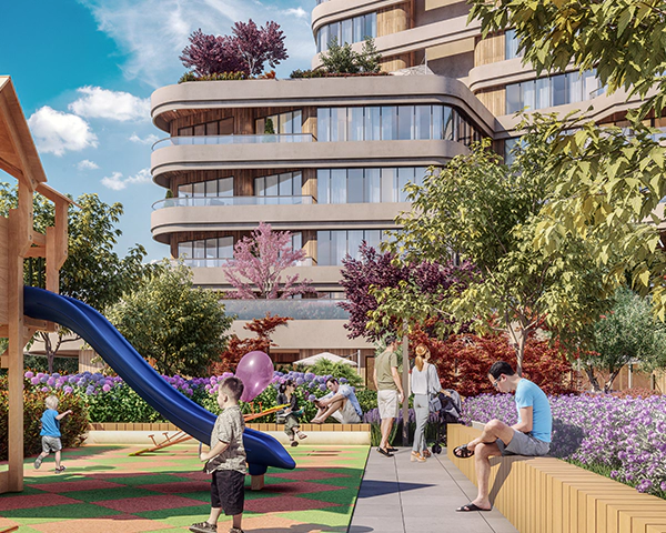 Your home in a modern residential neighborhood