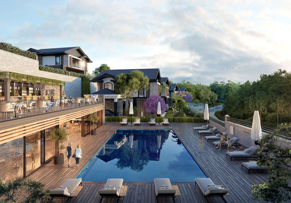 إطلالة لبحيرة صبنجة والغابات الجميلة