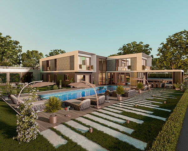 The most luxurious residential area on the European side