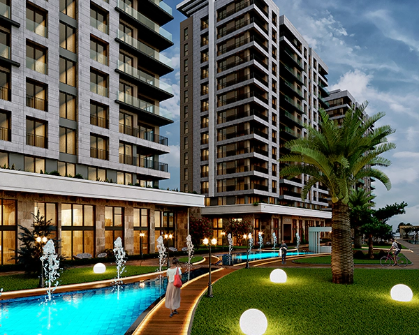 A family project that provides comfortable living near the marina in Beylikdüzü