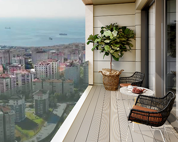 A family project that provides comfortable living near the marina in Beylikdüzü