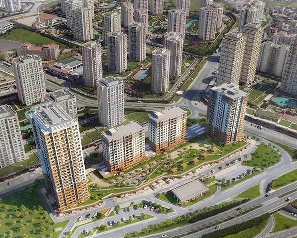 An investment residential project with views of the Istanbul Canal, providing a luxurious lifestyle