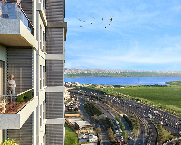 An investment residential project with views of the Istanbul Canal, providing a luxurious lifestyle