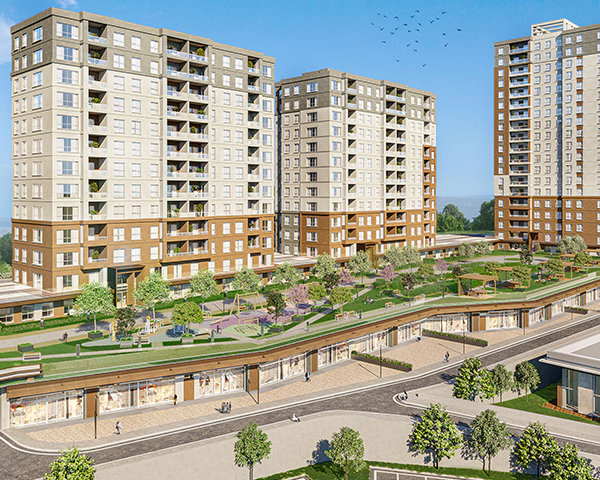 An investment residential project with views of the Istanbul Canal, providing a luxurious lifestyle