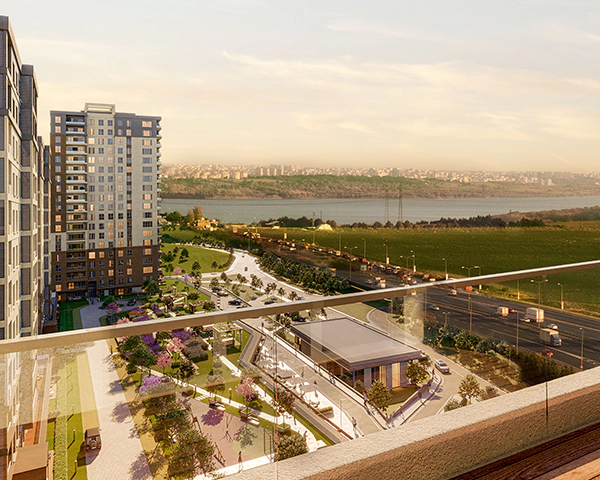 An investment residential project with views of the Istanbul Canal, providing a luxurious lifestyle