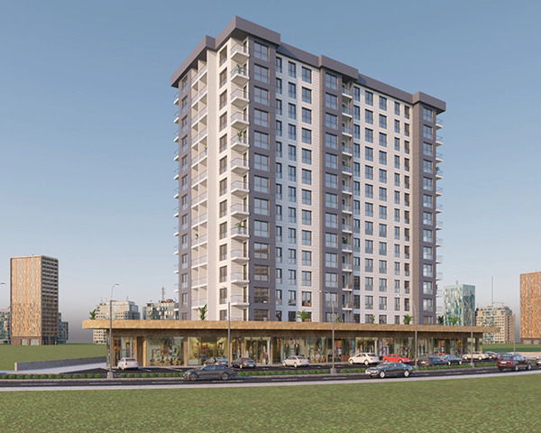 An investment residential project with views of the Istanbul Canal and Kucukcekmece Lake