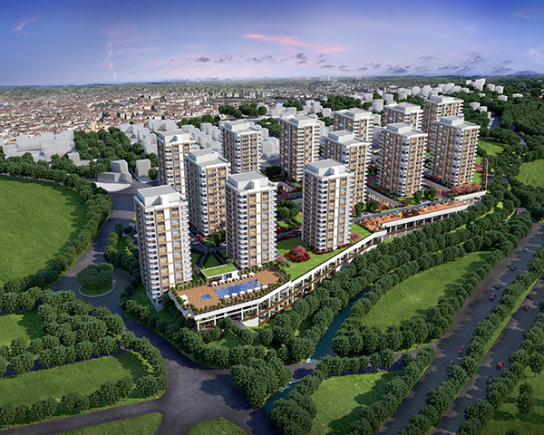 A project in a vital area in the finest neighborhoods of çekmeköy in Istanbul