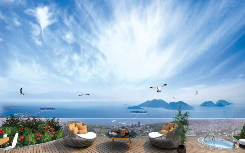 An investment residential project with views of the Istanbul Canal and Küçukçekmece Lake