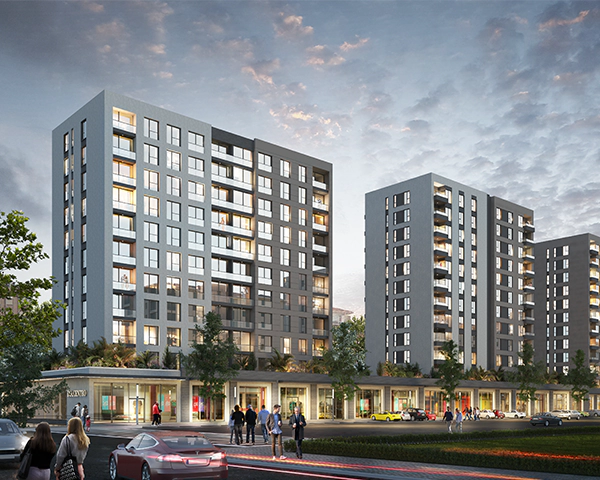 A new project in the center of Istanbul, in the Topkapı area, closest to all shopping centers