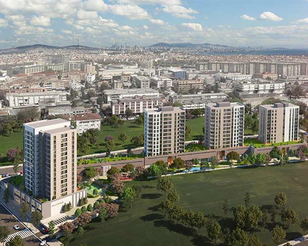 A new project in the center of Istanbul, in the Topkapı area, closest to all shopping centers